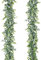 Lvydec Künstliche Eukalyptus-Girlande, künstliche Eukalyptus-Girlande, Hochzeits-Hintergrund, Wanddekoration, 1,8 m pro Strang, künstliche Hängepflanze für Tisch-Festivals, Party-Dekoration, 2 Stück