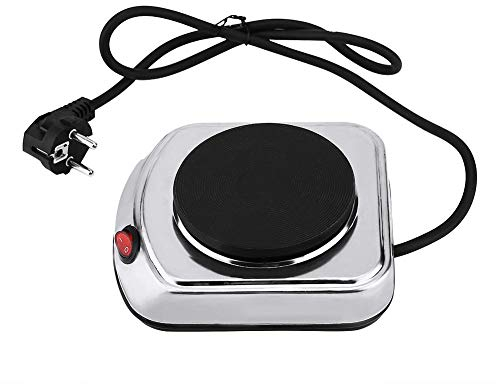 Mini estufa, placa caliente casera multifuncional 500W para el calentador de agua del té del café