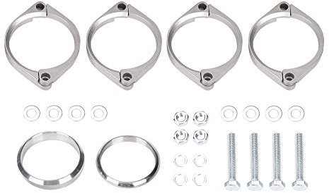 Suuonee Car Exhaust Pipe Repair Flange, Rusted Exhaust Flange Muffler Back Box Repair Clamp Brackets for E46 M3