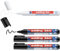 edding 360 - Whiteboard-Marker + 1 x edding 90 Glasboard-Marker Gratis - schwarz, weiß - 2-3 mm - 3+1 Set - Stifte zum Schreiben und Markieren auf Whiteboards, auch für Flipcharts