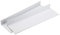 SUMNACON Wandmontierte schwebende Regale, Aluminiumlegierung, Wandregal, Badezimmer-Organizer, Regale, Heimdekoration, Regal für Wohnzimmer, Büro, Schlafzimmer, Badezimmer, Küche (40 cm, weiß), 2