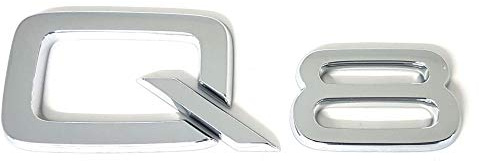 Audi 4M8853741A2ZZ Schriftzug Q8 Emblem Logo Aufkleber Modellbezeichnung chrom glänzend