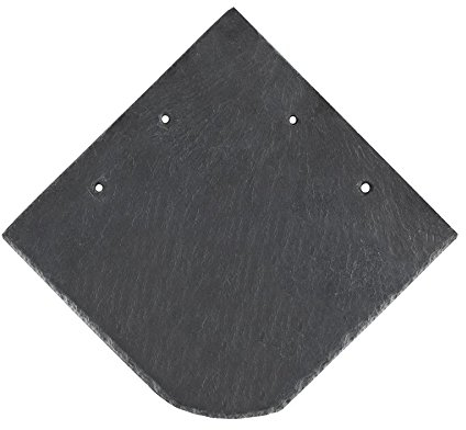 1m² (32 Stück) Naturschiefer 25x25cm Uni | 1. Wahl | 4 Größen | spanischer Markenschiefer für Dach & Fassade | Universal Schiefer Schornstein Gaube | Dachdecker Qualität 1. Sortierung