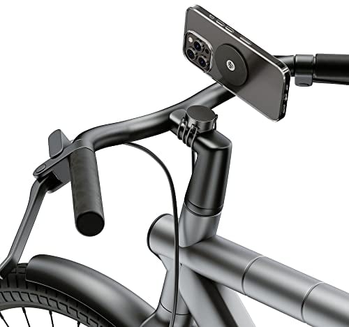 Shapeheart, Soporte movil Bicicleta magnético con Placa metálica extrafina. Soporte móvil Bicicleta, Patinete, Moto. Universal y antirreflectante