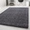 Carpetsale24 Teppich Wohnzimmer Shaggy Flokati Einfarbig Design 200 x 290 cm Grau - Hochflor Teppich Schlafzimmer Pflegeleicht und Super Weich - Flauschiger Teppich Langflor 50 mm Florhöhe Rechteckig