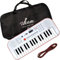 Pack Teclado Escolar 32 notas + funda + cable alimentacion USB… (Rojo)