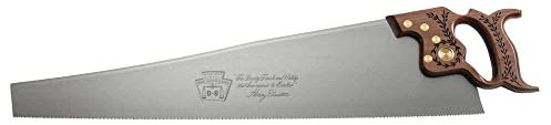Disston 26 Zoll Walnuss Griff Kreuzsäge Profi Säge für Holz Laminat Kunststoff 10TPI