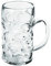 Goldplast Lot de 6 chopes à bière réutilisables 500 ml en plastique incassable SAN Ø 77 mm