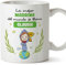 MUGFFINS Tazas Personalizadas para MADRINA - En Español - Eres Mejor del Mundo - 11 oz / 330 ml - Regalo personalizable original y divertido