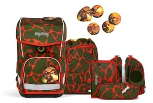 ergobag cubo Light Set ergonomischer Schulranzen, Vorgänger-Kollektion, extra leicht, Set 6-teilig, 780 g