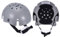 QUARKZMAN 2 Stück Bump Cap Einsatz, ABS Baseball-Helm-Einsätze, Leichter Sicherheits-Bump Cap mit verstellbarem Riemen für Kopfschutz (Normale Größe, Grau)