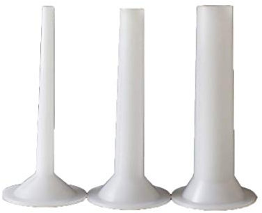 3pcs/Set Sausage Maker Funnel Filler Meat Stuffer Filling Tubes Manual for Sausages Casing 2LBS Sausage Stuffer Maker