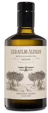 Heraclio Alfaro AOVE, D.O.P. Aceite de La Rioja, Aceite de Oliva Virgen Extra Arbequina, Botella 500 ml.