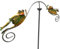 Windspiel Frosch Deko Garten Kinetic Pfahl Metall