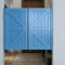 Schwingtüren for Salons, halbhohe Cafétüren for Emporium-Toilettenkorridore, Schwingtür im Western-Stil im Landhausstil mit Beschlägen(Light blue,W100cm/39.4in)