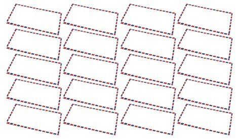 5/20/10 Stück Luftpost-Umschläge, 115 x 225 mm, Bürobedarf für Einladungen, Briefe, Umschlag mit Luftfahrt, einfache Luftpostumschläge für Briefe