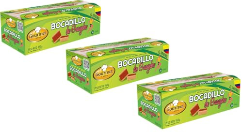 Pack 3 - Bocadillos de Guayaba - Sabor Dulce - Alto Contenido en Vitamina C - Valor Energético 23g Hc por Bocadillo - Ideal para Ciclismo - 108 Bocadillos - 2850g