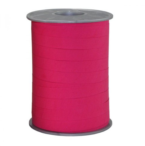 PRÄSENT Cinta Regalo Fucsia Mate, 200 m de Cinta a Rayas Paperlook para Envolver Regalos, 10 mm Ancho, Accesorios decoración y Manualidades, Cinta embalar Decorativa Ocasiones Especiales