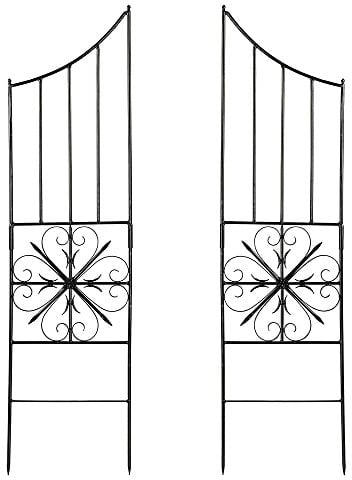 Achla Designs VFT-22S Aldrich II Rankhilfe aus Schmiedeeisen für Kletterpflanzen, Graphit