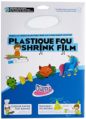 Durchmesser der di42263 Blatt Crazy weiß 27,9 x 21,6 x 0,1 cm Kunststoff 7 Stück
