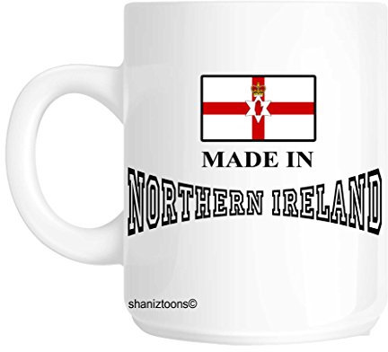 Made Born In Northern Ireland Birthday Gift Mug