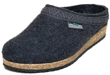Stegmann 108 17801, Unisex-Erwachsene Pantoffeln, Grau (Graphit 8801), EU 50