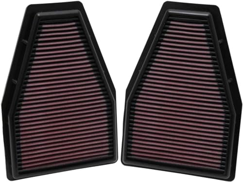 K&N High-Flow Original Lifetime Engine Air Filter: Increase Power & Accerlation, Washable, Premium: Compatible with 2012-2016 Porsche: 911, 911 Carrera, GT3, 33-2484