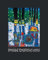 Kunstdruck/Poster: Friedensreich Hundertwasser Stell dir die Welt von Morgen vor blau - hochwertiger Druck, Bild, Kunstposter, 40x50 cm