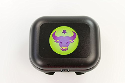 TUPPERWARE To Go Mini-Twin Schwarz Sternzeichen Stier Brotdose