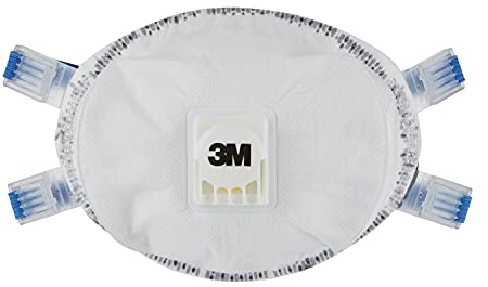 3M Respiratore per Carteggiatura a Mano 8825+, FFP2, Valved, 5/PK