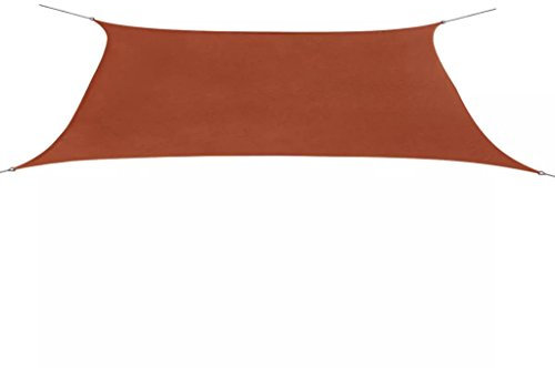 Tidyard Parasol en Tissu Oxford Rectangulaire Terracotta Peut être Utilisé dans Divers Espaces Extérieurs 4x6 m