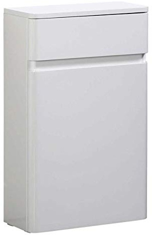 The Bath People Newbold Bathroom White Gloss WC Back To Wall Unit Toilet- Excludes Cistern