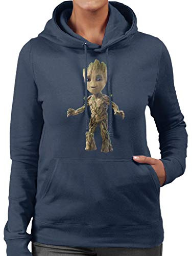 Marvel Guardians of The Galaxy Vol 2 Groot Women's Hooded Sweatshirt