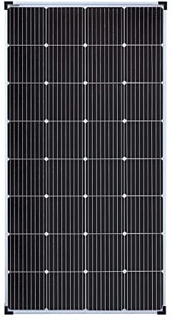 Enjoy Solar PERC Mono 190W 12V Pannello Solare Modulo Fotovoltaico, 166mm*166mm Cella Solare Monocristallina con 9 Busbars, Ideale per Camper, Casa Giardino, Barca.
