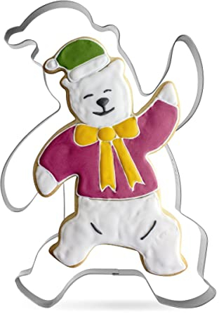 Tasty 678693 Ausstecher XXL Eisbär, Edelstahl, Silber