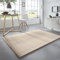 Taracarpet Waschbarer Flauschiger Uni Kurzflor Teppich, Anti-Rutsch, Felloptik, Super Soft Creme 160x230 cm