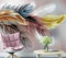 Tapete 3D Wandbild Bunte Federn Fototapete 3D Effekt Vliestapete Wohnzimmer Schlafzimmer Wanddeko
