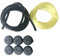 Luxuypon 6 x Kraftstofftanktülle + 1 x 60 cm Kraftstoffleitung 2 Löcher für Honda GX22 GX25 GX31 GX35