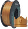 eSUN Metall PLA Filament 1.75mm, Metallisches Sprühfrei 3D Drucker Filament PLA, Maßgenauigkeit +/- 0.05mm, 1KG Spule (2.2 LBS) 3D Druck Filament für 3D Drucker, Gold