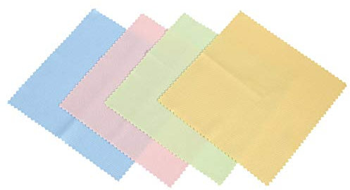 4 Microfibre Optical Cleaning Cloth DVD LCD Camera Lens Screen Clean Cloth Towel