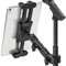 Jubor Tablet Mic Stand, Tablet Holder for Microphone Stand, Mic Music Mount Phone Holder Compatible with iPad, iPad Pro, Air Mini And All Smartphone 4.7-13.5 Inches