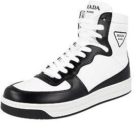 Prada Damen Weiss Nylon High-Top Sneaker 1T638M 37 EU