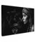 MuchoWow© Wandbilder Groß 120x80 cm XXL Schlafzimmer Home Deko Wohnung Bild Wohnzimmer Fotoleinwand Wand Bilder Leinwand Wall Decor Frau - Panther - Tiere - Schwarz und weiß - Porträt