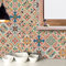 Tiles Wall Stickers Tile Stickers Beige Orange Blush Pink Stick on Tiles Bathroom PVC Self Adhesive Wall Tiles Kitchen Stick on Wall Tiles Waterproof Peel and Stick Floor Tiles Self Adhesive