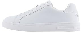 Armani Exchange Herren London Sneaker, Brilliant White, 42 EU