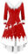 Kleid Damen Silvester Weihnachten - Sweatshirt Kleid Langarm Party Kleid Mit Taschen Damen Dress Slim Fit A-Linie Midikleid Sweatshirt Kleid Schneeflocke/Schneemann Druck Lang Winter Samt Partykleid