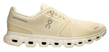 On Women's Cloud 6 Sneaker, Castor/Ivory, 9