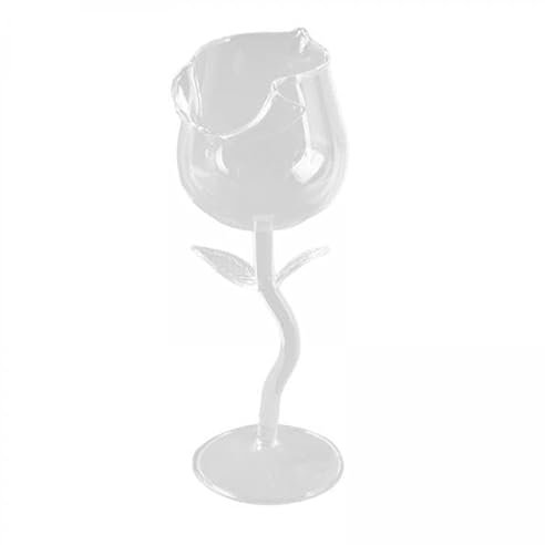 LOVIVER 2x Bicchiere, con Fiori, Da Champagne con Coppa Martini Da 150 Ml Unico per Regali, Bar