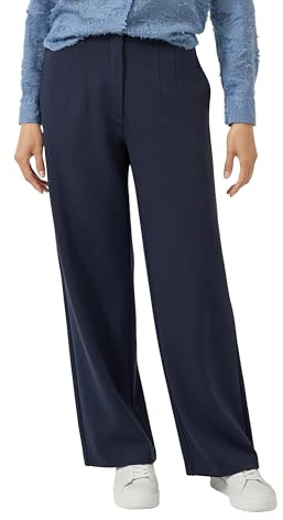 s.Oliver Elastische Stoffhose mit High Rise und weitem Bein