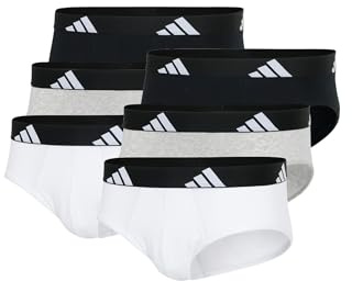 adidas Herren Basic Brief Slips Unterhose Pant Unterwäsche 6er Pack